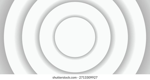 Fundo branco abstrato com círculos, com um estilo de conceito moderno