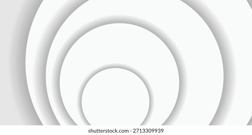Abstractas fondo blanco con círculos, Ilustración vectorial EPS10