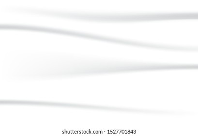 Abstract White Background with Clean Smooth Soft Wave , smooth satin texture of milk wave, cloth wave, pattern, Simple presentation template wallpaper, Vector Illustration.
