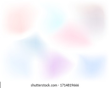 Abstract white background with color splashes vector illustration