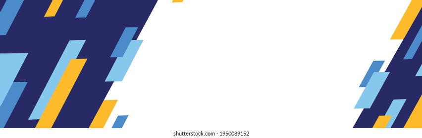 Abstract white background with colored rectangles - Vector illustration