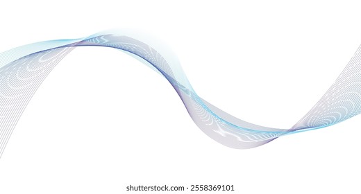  Abstract white background colorful lines. modern wavy stripes on white background isolated.
Abstract wavy lines flowing curve golden gradient color on transparent background.