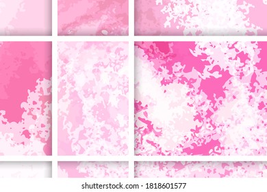 Abstract white background with colorful paper cut abstract geometric shapes. Design for poster, banner, card. 3D paper images with a subtle blend of pastel colors. Copy space.