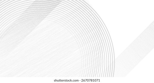 Fondo blanco Abstractas con líneas circulares concéntricas. Vector moderno EPS 10