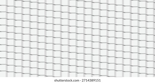 Abstrakter weißer Hintergrund mit Würfeln, geometrischer moderner Hintergrund