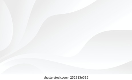 fundo branco abstrato com decoração de linha curva