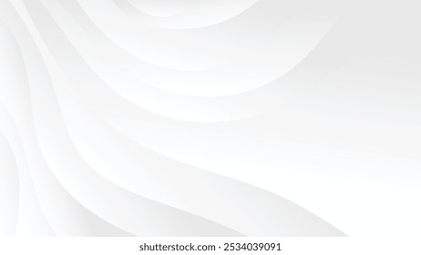 abstract white background with curve lines