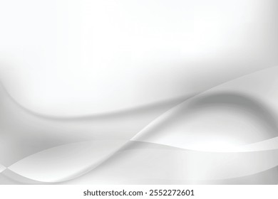 abstract white background with curve lines. Wavy lines,