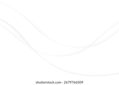 Abstract white background curves texture clean smooth minimal modern backdrop