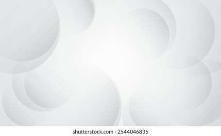 Abstract white Background with curves, Vector illustration