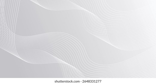 Abstractas diseño de fondo blanco o fondo en escala de grises. onda diseño moderno Vectpr EPS10
