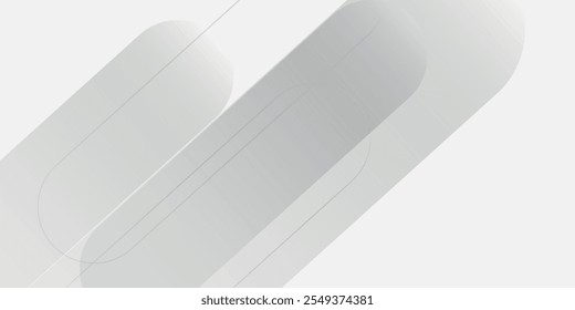 Abstract white background. Abstract design minimal geometric white light background. Vector illustration.