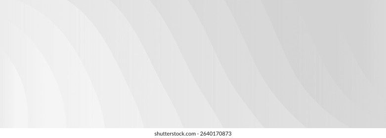 Abstract White Background with Diagonal Curved Lines and Gradients