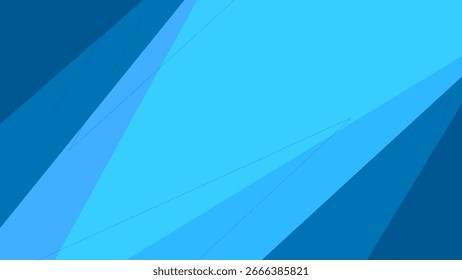 FONDO BLANCO ABSTRACTAS CON FORMAS GEOMÉTRICAS DIAGONALES Y TRIÁNGULO AZUL PLANO VECTOR DE DISEÑO COLORIDO 