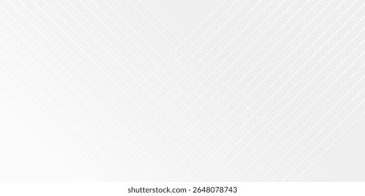 Abstract white background with diagonal lines simple