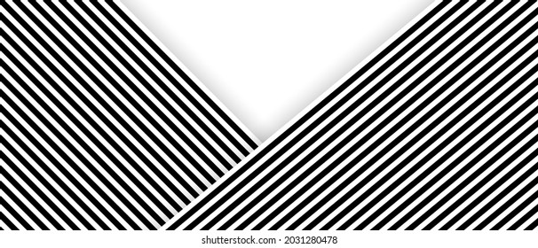 Abstrakter weißer Hintergrund mit diagonalen Überlappungslinien. Moderne abstrakte Vektorstruktur.