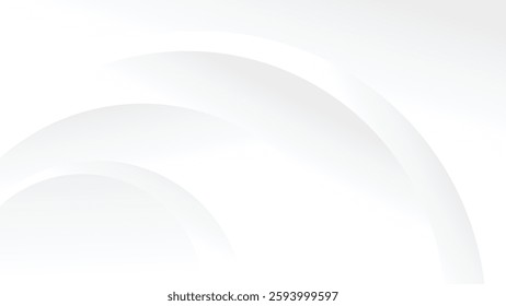 abstract white background with dynamic curve lines