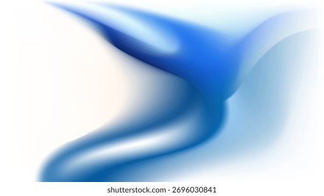 ABSTRACT WHITE BACKGROUND WITH ELEGANT GRADIENT MESH BLUE SMOOTH COLOR DESIGN VECTOR TEMPLATE GOOD FOR MODERN WEBSITE, WALLPAPER, COVER DESIGN 