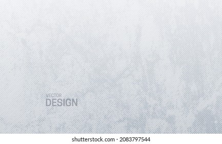 Abstract White Background Of Engraving Marble Stone Texture. Slanted Lines Pattern. Vector Illustration. Minimalist Print.