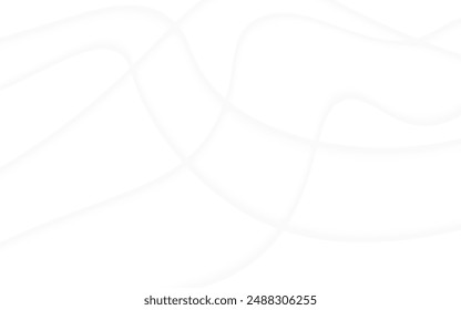 Abstract white background featuring fluid, wavy shapes, ideal for minimalist designs, presentations, and modern creative projects.