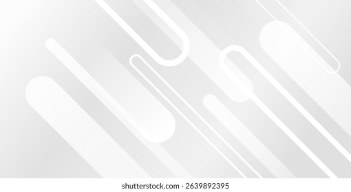 Abstract white background featuring minimal geometric design with soft light and diagonal lines. Perfect for modern, clean, and professional design concepts.
