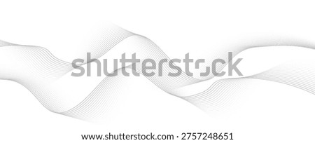 Abstract white background with flowing lines for futuristic concept. Dynamic waves. vector illustration