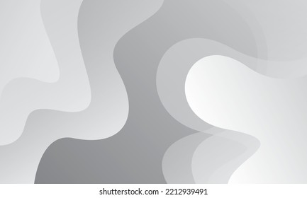 Abstract white background. Fluid shapes composition. Eps10 vector