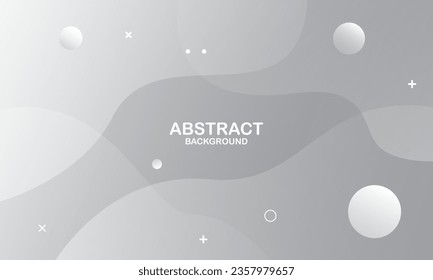 Abstract white background. Fluid shapes composition. Eps10 vector