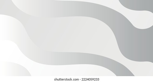 abstract white background with futuristic wave concept