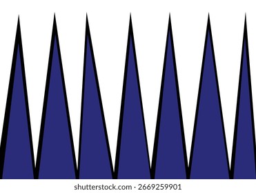 Fundo branco abstrato com padrão geométrico de linha de espiga colorida