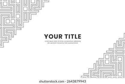 Abstract white background. Geometric white background design.