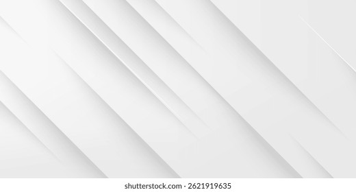 Abstract White Background With Geometric Lines and Minimalist Design