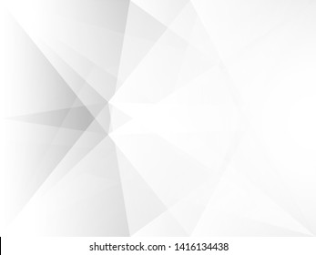 Abstract white background with geometric low poly shape. Simple and modern wallpaper
