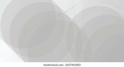Abstract white background. White geometric background overlap layer on bright space with lines effect decoration. Silver neutral backdrop Gray base. EPS vector illustration
