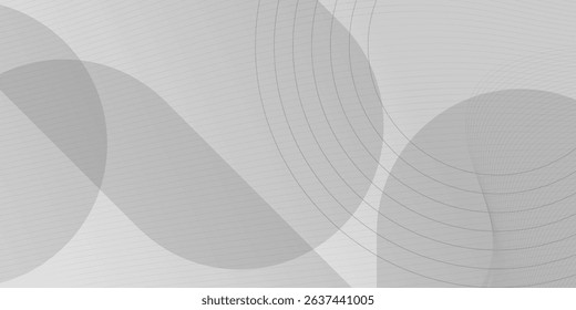 Abstract white background. White geometric background overlap layer on bright space with lines effect decoration. Silver neutral backdrop Gray base. EPS vector illustration