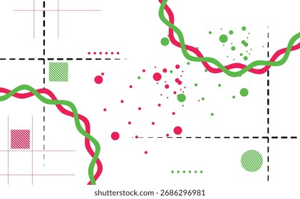 Fondo blanco Abstractas con forma geométrica, Elementos y diseño circular para página de Web, Anuncio, arte, Anuncio, cartel.