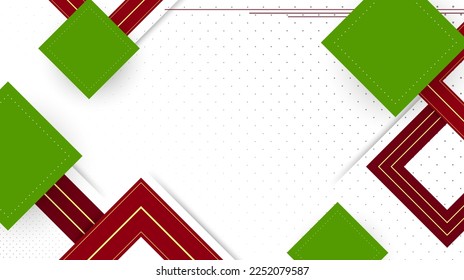 Resumen de fondo blanco con formas geométricas. panel de mensajes para texto. Ilustración del vector EPS 10