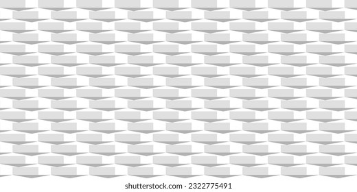 Resumen de fondo blanco con patrón de formas geométricas. Folds de papel blanco. Folleto moderno de luz. EPS vectorial 10