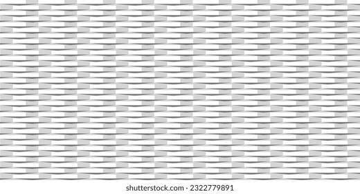Abstract white background with geometric shapes pattern. Folds of white paper. Modern light brochure. Vector EPS 10