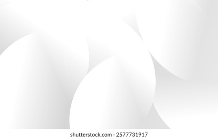 Abstract white background with geometric shapes design in 3d intersecting. Vector illustration.
