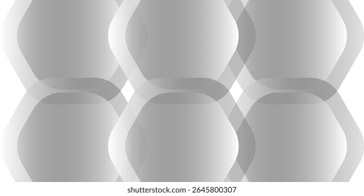 Abstract white background with glowing geometric lines. Modern gray gradient square shape design. Futuristic technology concept. Suitable for brochure, corporate, website, poster, modern cover.
