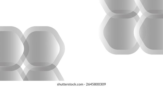 Fundo branco abstrato com linhas geométricas brilhantes. Design de forma quadrada de gradiente cinza moderno. Conceito de tecnologia futurista. Adequado para brochura, corporativo, site, cartaz, banner, 