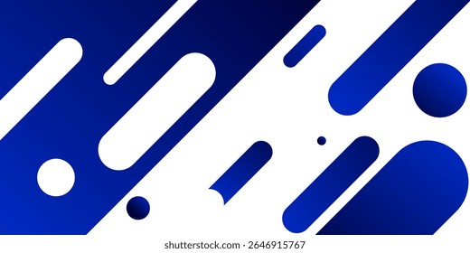 Abstract white background. Glowing geometric blue diagonal rounded lines. Dynamic shapes composition. Vector illustration eps10. High quality graphic design. Suit for curve, banner, poster, texture.