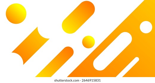Abstract white background. Glowing geometric orange diagonal rounded lines. Dynamic shapes composition. Vector illustration eps10. High quality graphic design. Suit for curve, banner, poster, texture.