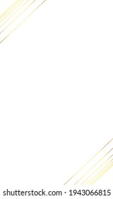 Resumen de fondo blanco con líneas doradas - Ilustración vectorial