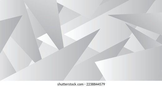 abstract white background, gradient color triangle pattern