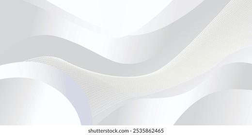 abstract white background with gradient color and artistic dynamic line modern decoration