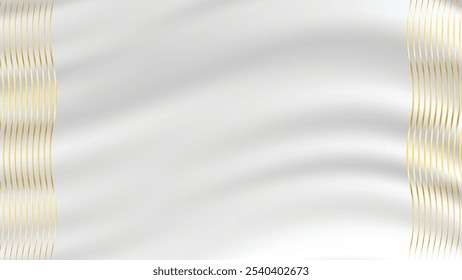 abstract white background with gradient color and dynamic curve line