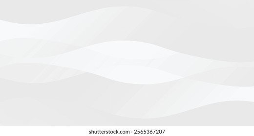 Abstract white background with gradient color and artistic dynamic line simple modern art design