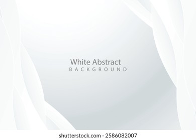 abstract white background with gradient color and artistic dynamic line decoration